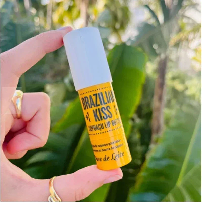 Lip Balm Brazil Kiss Lip Gloss Long Lasting Moisturize Lipstick Anti Drying Reducing Lip Lines Deep Nourishing Lip Care Makeup Good Vibrations