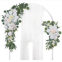 Artificial Flower Wedding Arch Door Frieze Decoration Bohemian Large Flower Pendant Wedding Ceremony Christmas Door Floral Decor Good Vibrations