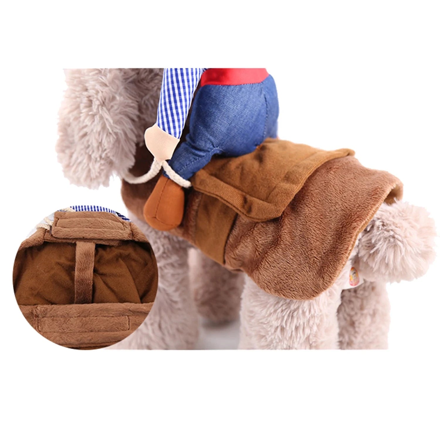 Pet Cowboy Costume Halloween Funny Role Play Creative Dachshund Chihuahua Pug Bulldog Kitten Puppy Pet Novelty Party Costume Good Vibrations