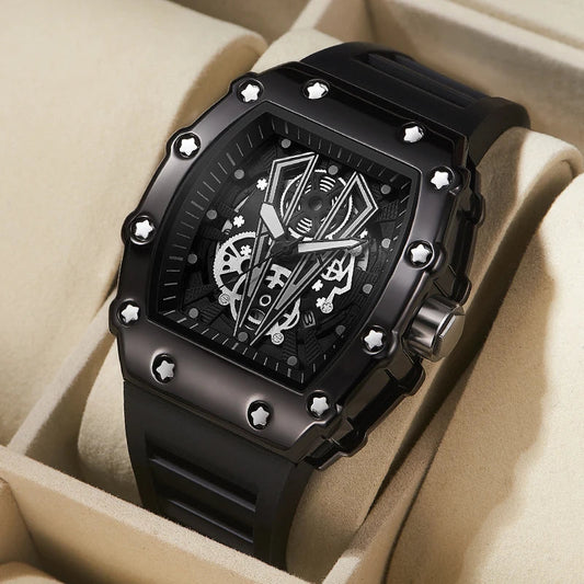 Foreign Trade Watch Large Dial For Men Quartz Waterproof Sport Square Luminous Watch For Men Good Vibrations