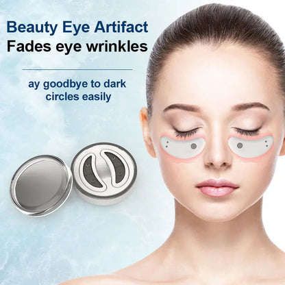 Led Red Light Eye Care Therapy Ems Massager With Gel Patch For Treatment Under Eye Wrinkle Good Vibrations