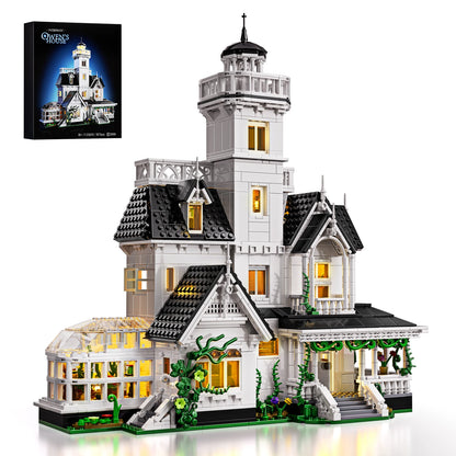 1877 Pcs Magic House Blocks Set Owens House Building Set Creator Architecture Model Home Office Decor Gift for Adults Good Vibrations