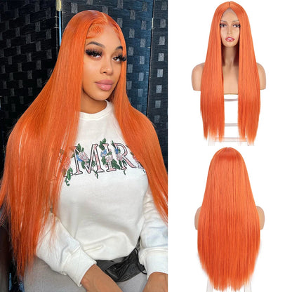 I's a wig Long Straight White Cosplay Wigs Synthetic Wigs for Women 60 613 Blonde Grey Pink Black Color for Daily Party Lolita Good Vibrations