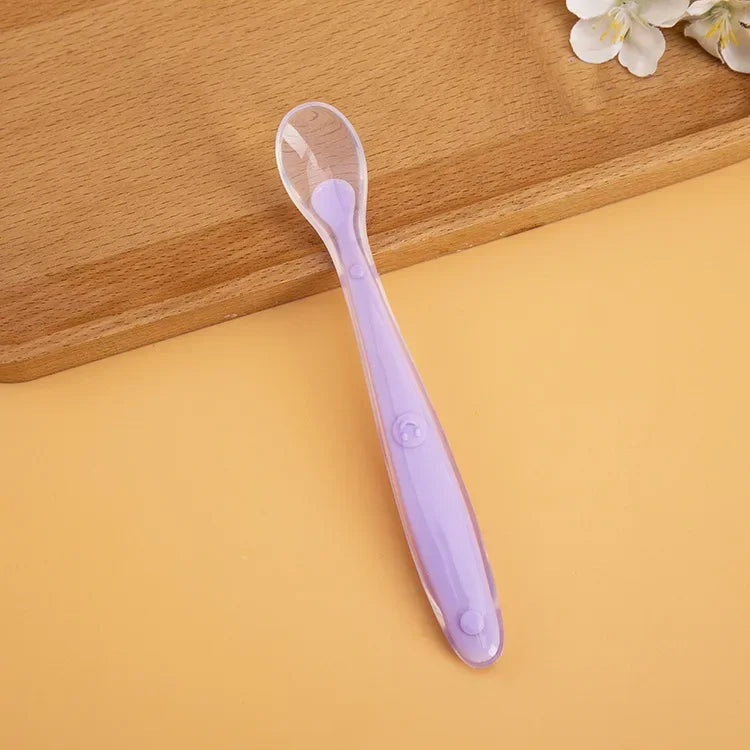 Baby Silicone Soft Spoon Gadgets Feedin Bebe  Baby Items  Baby Food Tiny Spoon Good Vibrations
