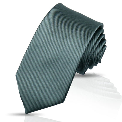 Ties For Men Solid Necktie Wedding Business Ties 7.5cm Slim Coffee Wine Classic Neckties Mens Business Gift Fashion Gravats Good Vibrations