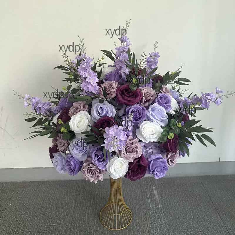 Hot Pink/Purple/Red/Blue luxurious Wedding Table Centerpieces large Flower Ball Outdoors Event Party Accessories Props 80cm,70cm Good Vibrations