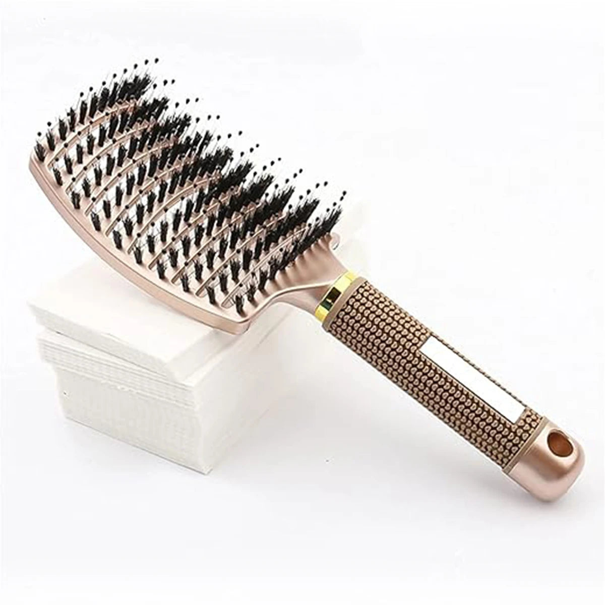 Hair Brush Scalp Massage Comb Hairbrush Boar Bristle Nylon Women Wet Curly Detangle Hair Brush Salon Hairdressing Styling Tool Good Vibrations