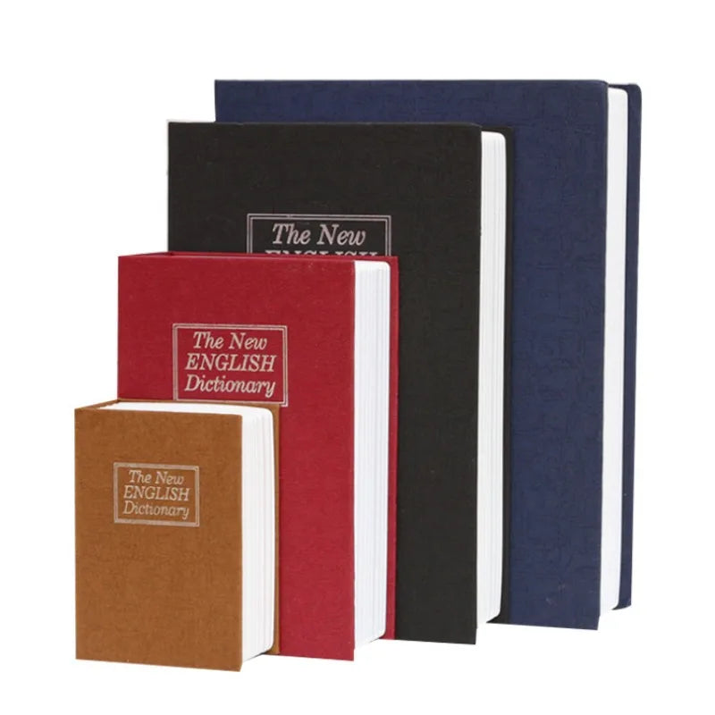 Dictionary Mini Book Safe Security Key Locker Money Hidden Secret Safe Key Safe Box Cash Money Coin Storage Jewellery Lock Box Good Vibrations