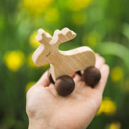 Wooden Cars Toys Maple Diy Crafts for Students Home Activities Montessori Grasping Teething Toy Newborn Birthday Gift Wood Block Good Vibrations