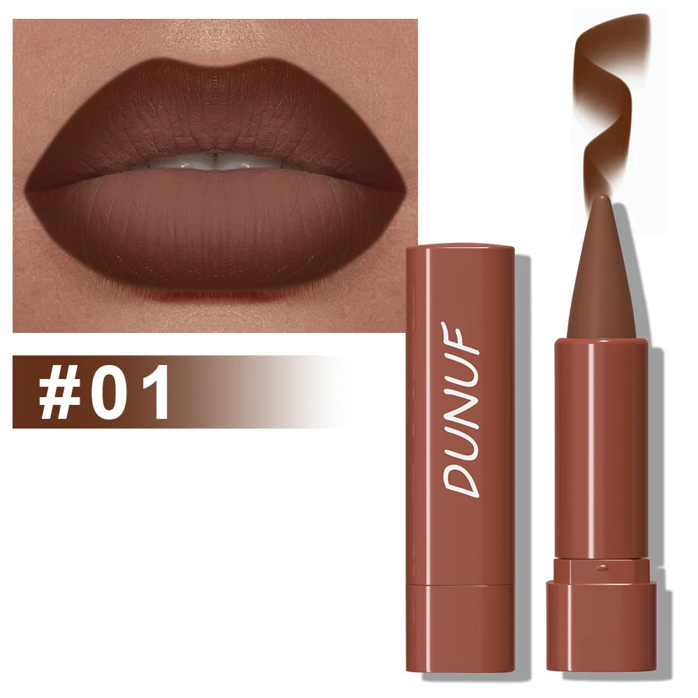 Gradient Lip Liner Pen with Matte Velvet Finish Smooth Application  Lipstick for Defined and Elegant Lips Good Vibrations