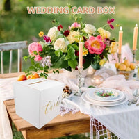 Wedding Card Box Envelope Money Card Receiving Box For Wedding Reception Graduation Birthday Party Baby Shower Good Vibrations