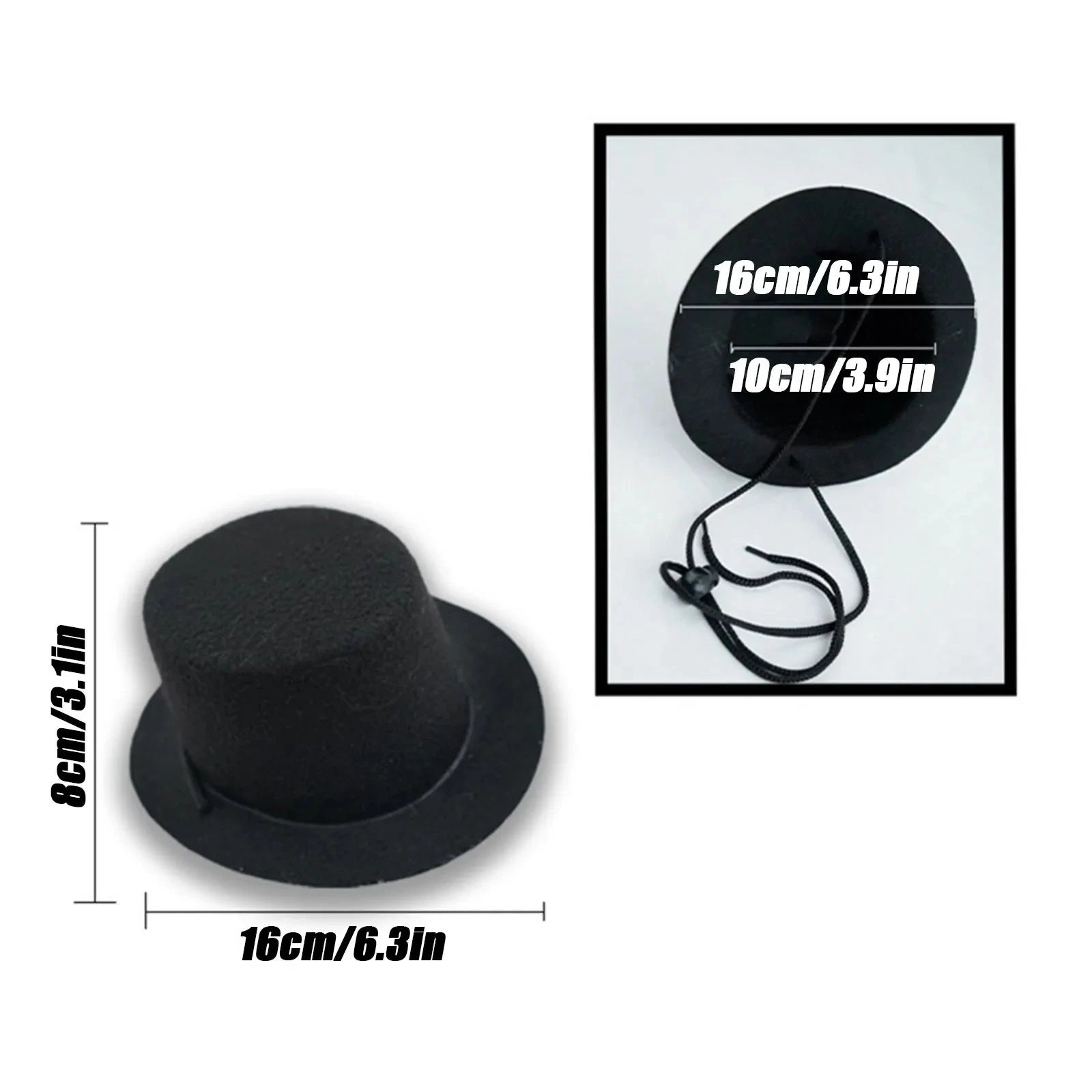 Festival Dog Hat Dogs Cat Wedding Party Gentleman Hats Caps For Puppy Kitten Headwear Pet Halloween Photo Prop Top Hat Accessory Good Vibrations