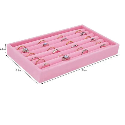 Jewelry Storage Box Tool Necklace Ring Earrings Box Classification Storage Box Jewelry Brooche Display Box Drawer Organizer Tray Good Vibrations