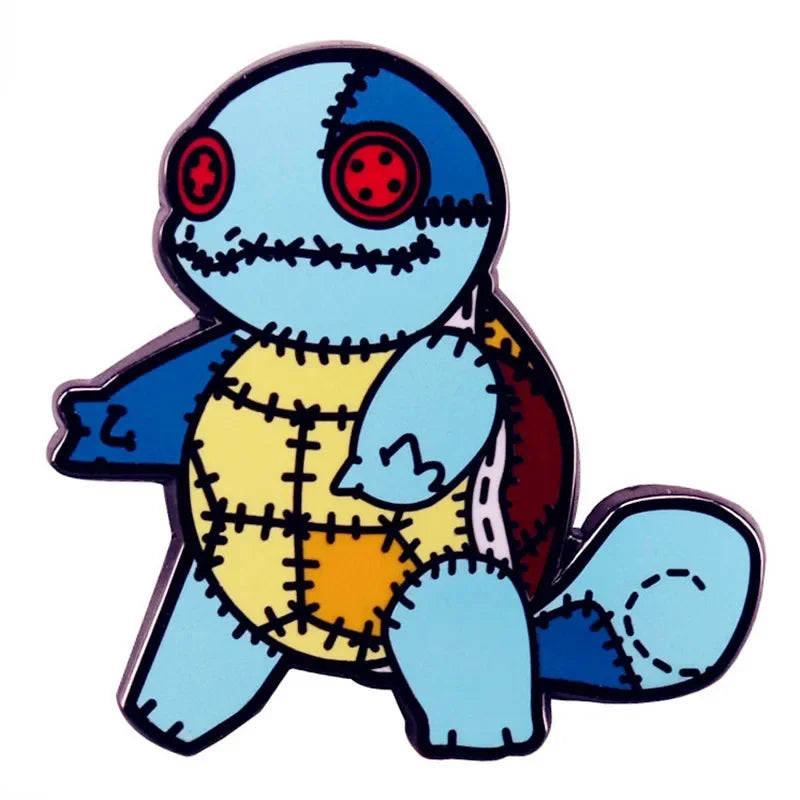 Halloween Horror Doll Brooch Anime Trend Bag Accessories Pin Personalized Metal Denim Hat Badge Collar Jewelry Boutique Gifts Good Vibrations