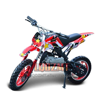 49CC 50CC 4-Stroke ATV OFF-road Gasoline Motorcycle Racing MOTO Dirt Bike Motorbike For Adult Children Boy Girl Child Men Women Good Vibrations
