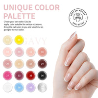 GAVY 6-piece quick-drying nail polish set, with high glossiness, perfect for DIY manicures at home or in the salon. Good Vibrations