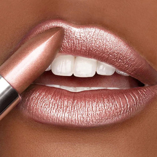 1PC  Metallic Lipstick Longlasting Glitter Lip Glaze  Waterproof Moisturize Red Luminous liptint Shimmer Shiny Lipgloss Makeup Good Vibrations