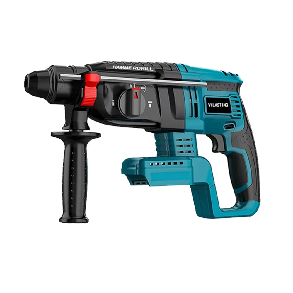 VILASTING 26MM Brushless Electric Hammer Drill Multifunctional Rotary Cordless Power Tools For Makita/Dewalt 18V Battery Pin Good Vibrations