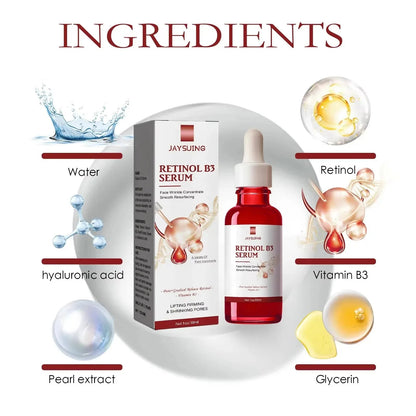 Remove W-rinkles Essence Anti A-ging Fade Fine Line Lifting Firming Repair Smooth Moisturizing Nourish Tighten Retinol B3 Serum Good Vibrations