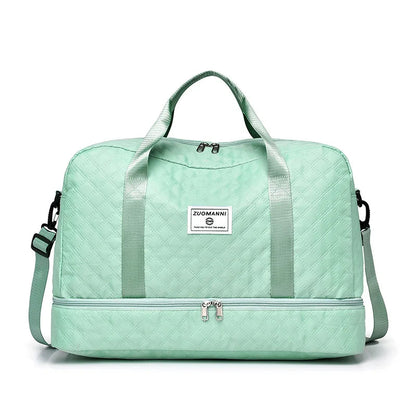 Lightweight Luggage Bag, Large Capacity Travel Duffle Bag Gym Tote Bags, Shoulder Weekender Overnight Bag Good Vibrations Adult Super Store