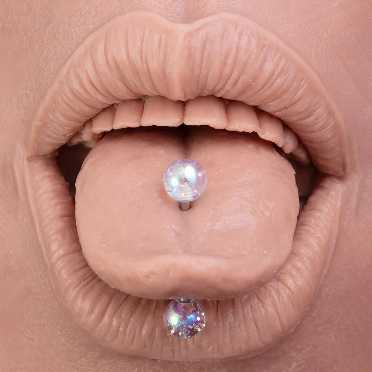 8/16/24PCS Candy Color Tongue Rings Acrylic Ball Nipple Ring Piercing 14G Stainless Steel Barbell Tongue Jewelry for Women 15mm Good Vibrations