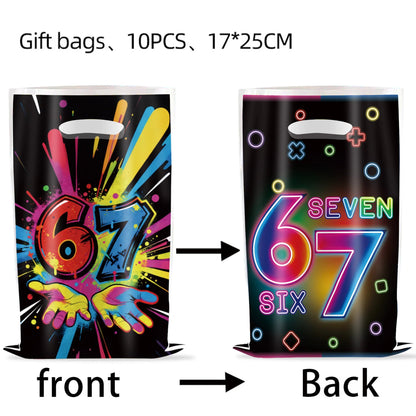 67 Baseball Birthday Party Supplies With Handbag for Party Decoration Set Festival Party Supplies,Eco-friendly Handbag HeavyDuty Good Vibrations
