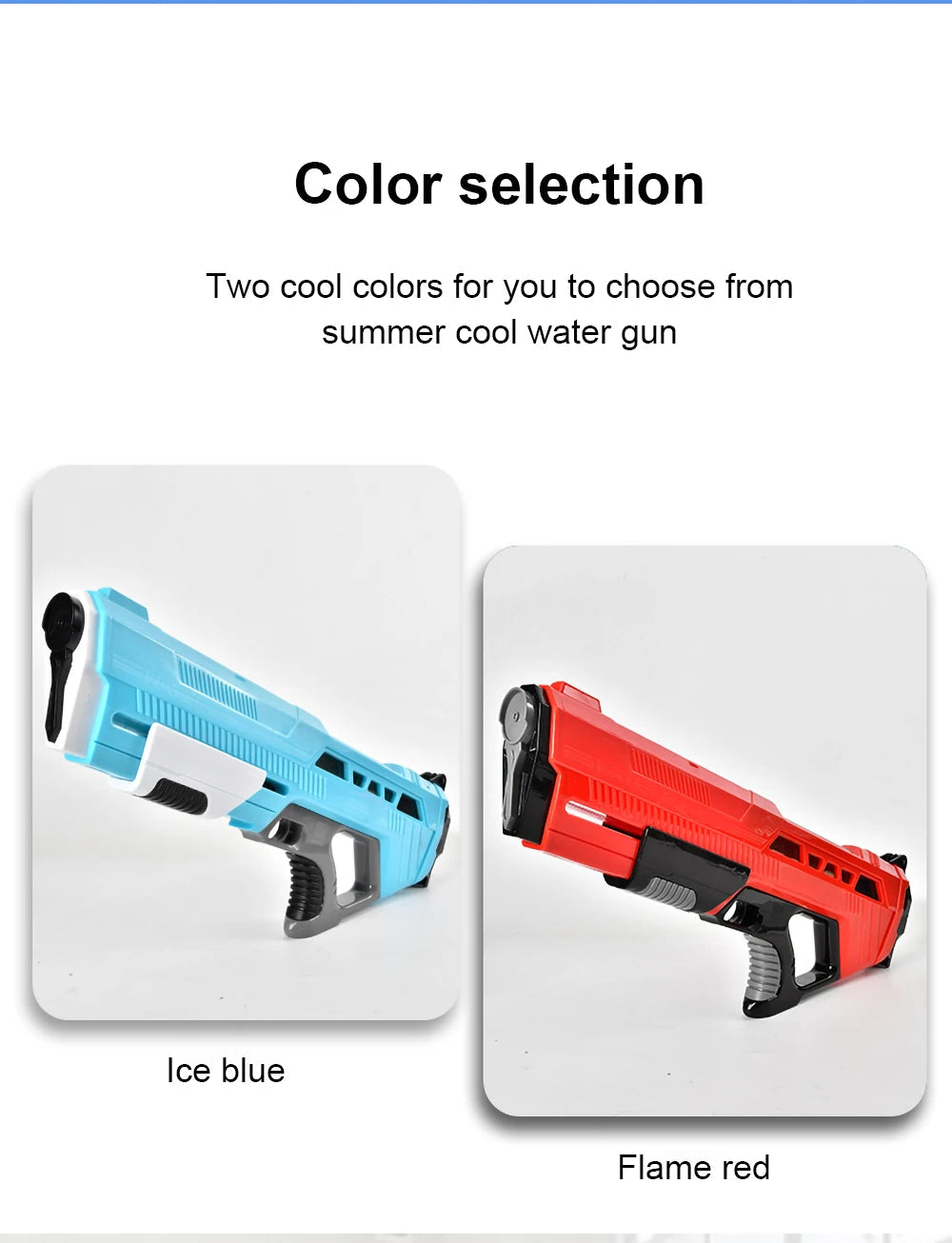 Outdoor Water Gun Toys Electric High Pressure Large Capacity Water Gun Summer Beach Swimming Pool Game Interactive Kids Toys Good Vibrations