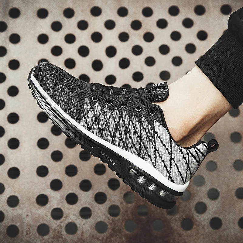 Men Running Shoes Fashion Breathable Outdoor Male Sports Shoes Sneakers Women Comfortable Athletic Footwear Good Vibrations