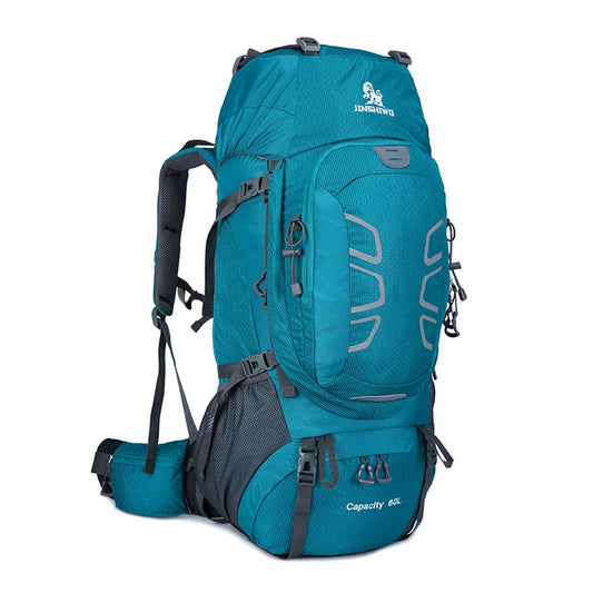 60L Waterproof Climbing Hiking Outdoor Backpack Women&Men Bag Camping Mountaineering Backpack Sport Bike Travel Bags Good Vibrations
