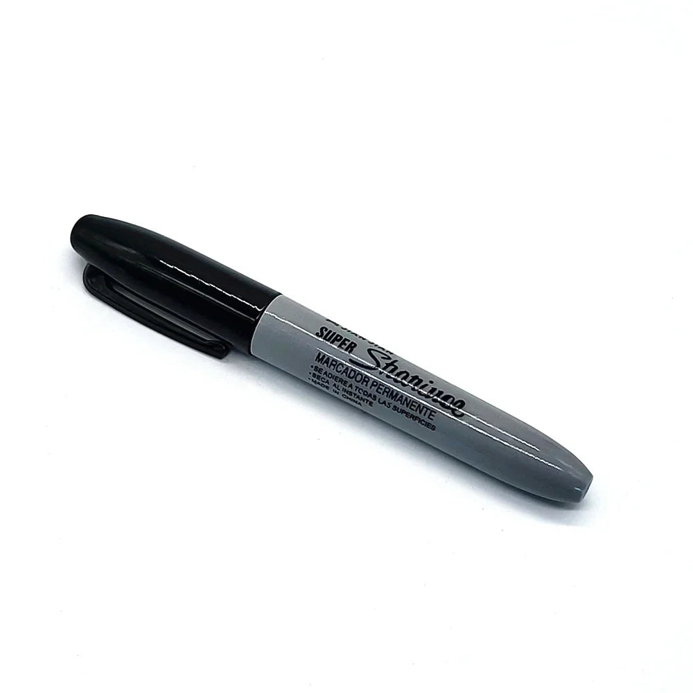Blue Marker Safe with hidden storage for valuables.