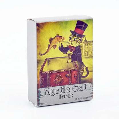 Meaning Tarot Cards 78 Cards Deck English Visions Divination Edition Board Game for Beginners Pocket Size Tarot Learning Deck Good Vibrations
