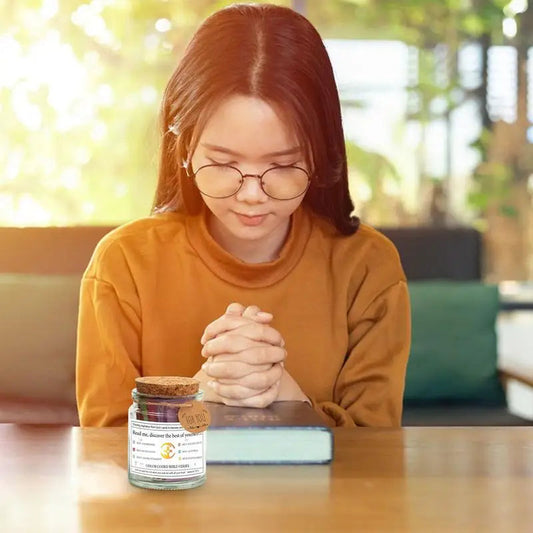 Bible Verses In A Jar Prayer Cards Scripture Jar Color Coded Bible Verses In A Jar Christian Religious Bible Jar Prayer Jar Hope Good Vibrations Adult Super Store