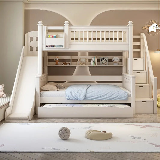 Comforter Wooden Kids Beds Boundary King Size Modern Style Bunk Children Beds Princess Bedroom Litera Infantil Kids Furniture Good Vibrations