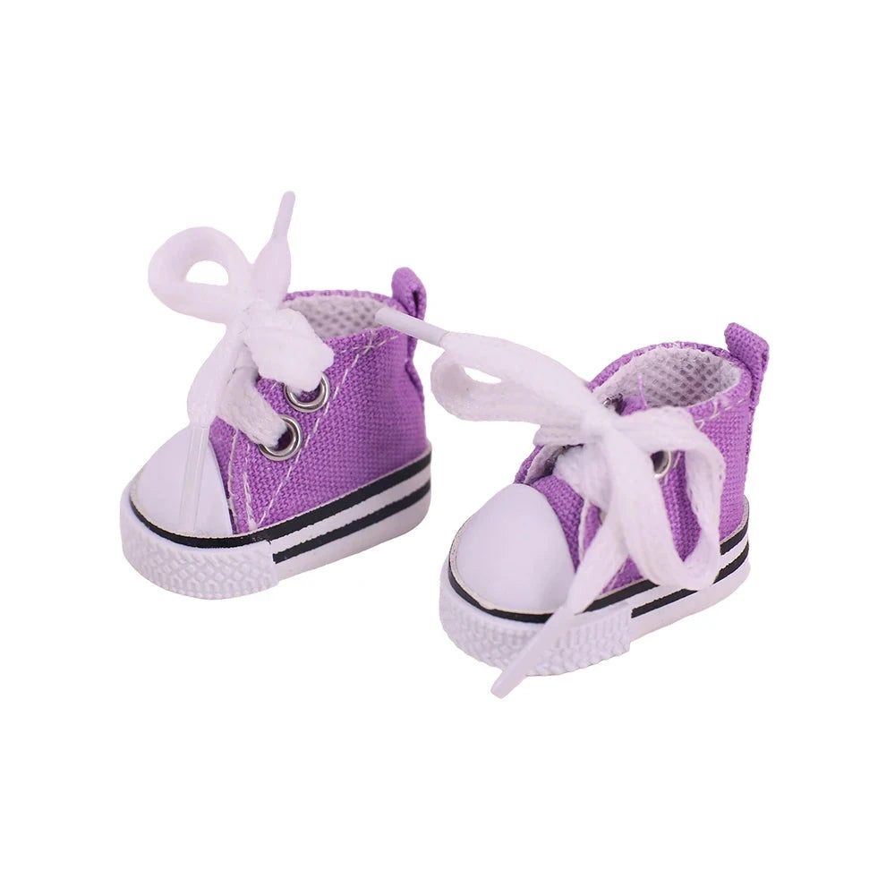 3.8cm Doll Shoes For labubu 17cm Plush Doll Clothes Accessories Girl's Toys ,Christmas Festival Birthday Gift Good Vibrations