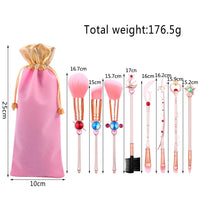 13 PCS Sailor Moon Makeup Wand Weapon Brushes Set Eye Shadow Foundation Cosmetic Brush Eyeshadow Blush Beauty Soft Make Up Tools Good Vibrations