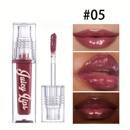 Hydrating Crystal Lip Oil - Plumping & Moisturizing Gloss with Tinted Shades for All Skin Types Good Vibrations