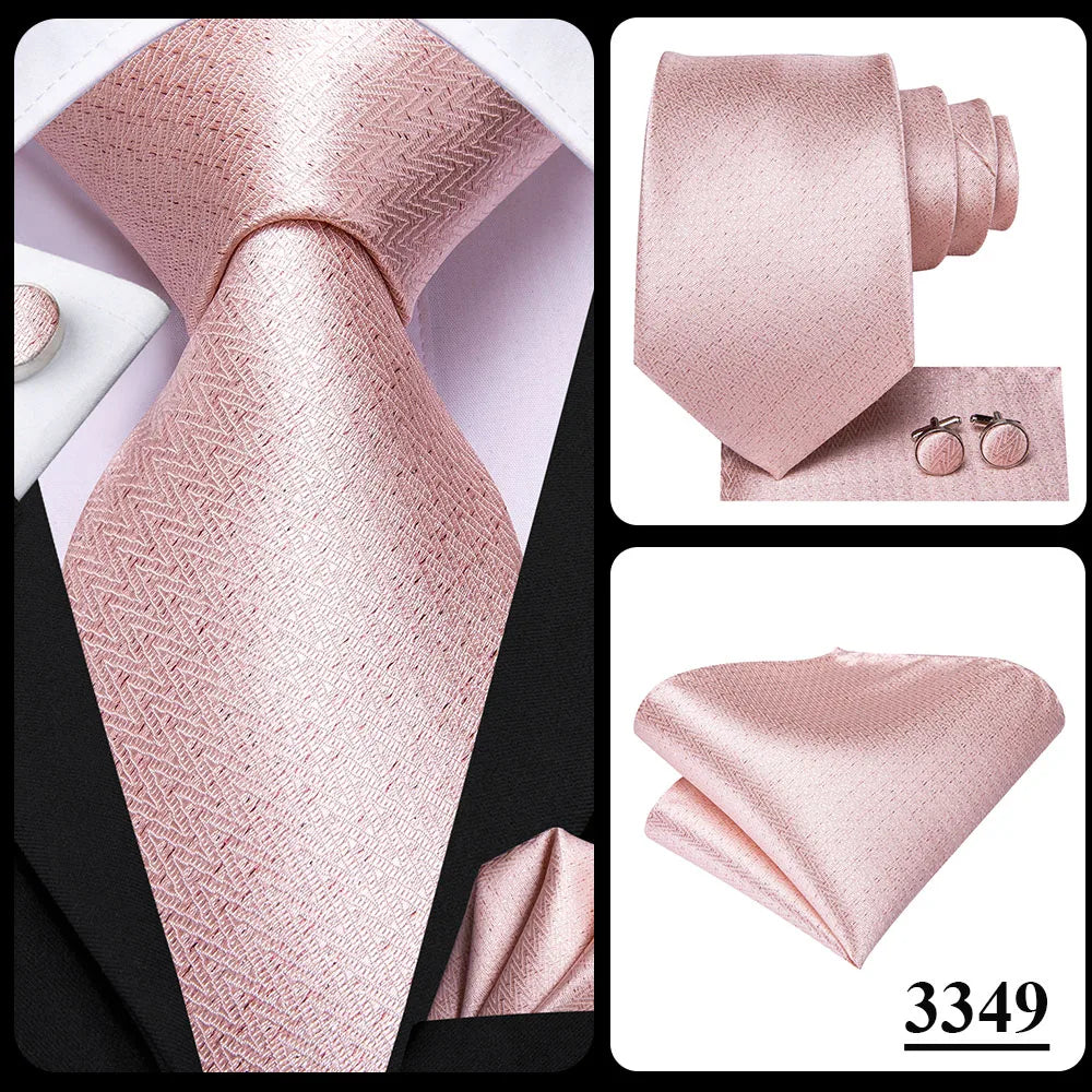 Hi-Tie Blue Business Solid 100% Silk Men's Tie NeckTie 8.5cm Ties for Men Formal Luxury Wedding High Quality Gravata Good Vibrations