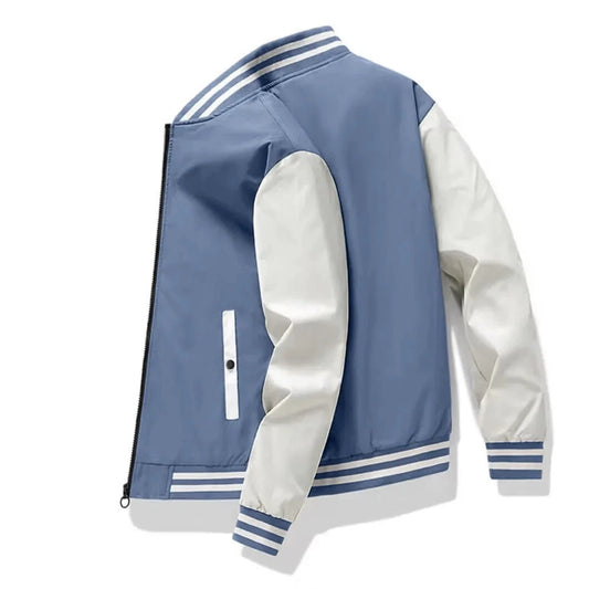 Spring and Autumn Fashion Men's Jacket Color Contrasting Casual Baseball Men's Jacket Clothing New Chaquetas Baseball Jacket Good Vibrations