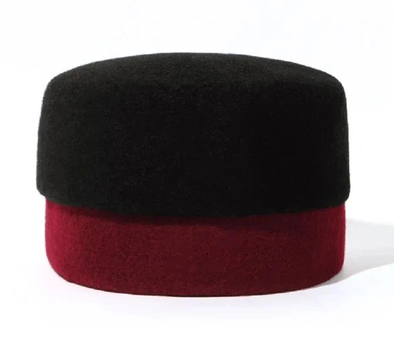 Muslim Hats for Men Red Black Berets Real Wool Elegant Headwear Islamic Hijabs Dancing Party Outdoor Prayer Caps African Hat Good Vibrations
