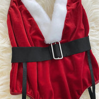 Women'S Christmas Sexy sets Bunny Red Bodysuit Lingerie And Hat Underwear Women Sexy Lingerie Set lingerie sexy de femmes Good Vibrations