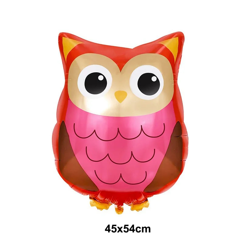 Woodland Animals Birthday Decoraiton Balloon Fox Hedgehog Raccoon Deer Bear Helium Foil Balloons Forest Theme Party Decor Good Vibrations