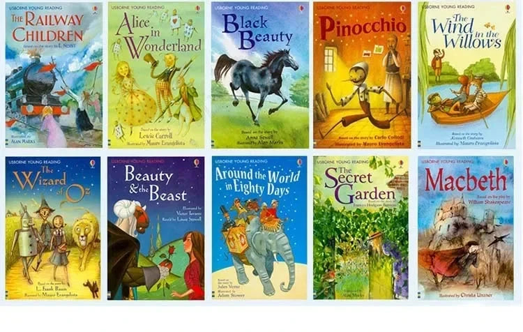 The Usborne 1st 2nd 3rd 4th Reading Collection Library English Picture Book Learning Education Help Children Grow As A Reader Good Vibrations