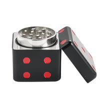 Metal Dice Herb Grinder 3-Layer Spice Mill Crusher Pepper Herbal Cutting Smoking Accessories Creative Gadgets for Outdoor Use Good Vibrations Adult Super Store