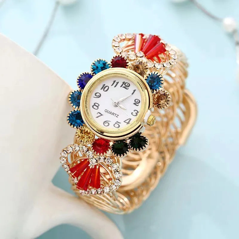 New Fashion Top Watches For Woman Big Vintage Casual Quartz Watch Ladies Stainless Steel Bracelet Watches For Gifts Reloj Mujer Good Vibrations