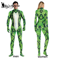 Halloween Costume For Women Men Cosplay Costume Carnival Purim Festival Party Outfit Zentai Bodysuits#1#W Good Vibrations
