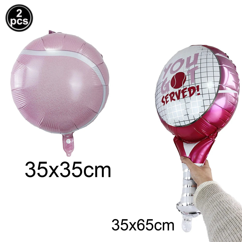 Tennis Party Supplies Paper Plate Napkin Cup Tableware for Boys Baby Shower Tennis Ball Sports Themed Party Birthday Decoration Good Vibrations