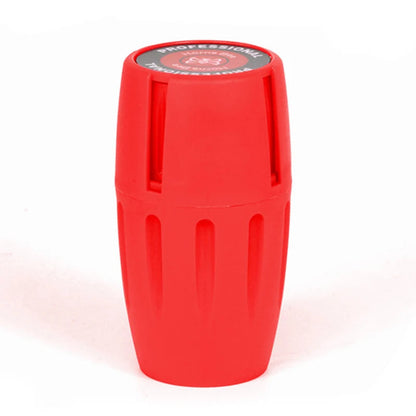 1/12Packs Wine Barrel Shaped Tobacco Grinder Plastic Herb Storage Jar Portable 45*80mm Manual Herb Crusher Smoking Accessories Good Vibrations
