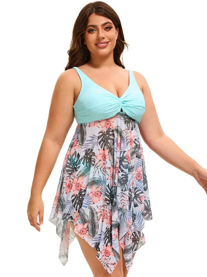Plus Size High Waist Bikini Women's Push Up Large Size Swimsuit 2025 Summer Mujer Big Size Tummy Control Swimwear Bikini Sets Good Vibrations