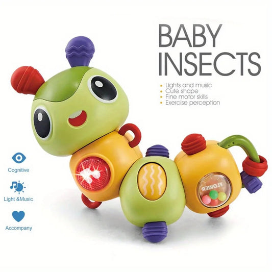 Baby Musical Sensory Toys for Babies 6-12 Months,Infant and Toddler Sound and Light Interactive Toy Motor Skill Toys for Kids Good Vibrations