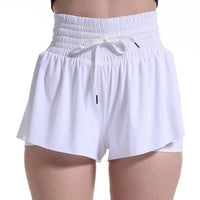 High Waist Butterfly Shorts Women Spandex Flowy Gym Yoga Athletic Workout Running Shorts Tennis Skirt Comfy Golf Skort Wear Good Vibrations